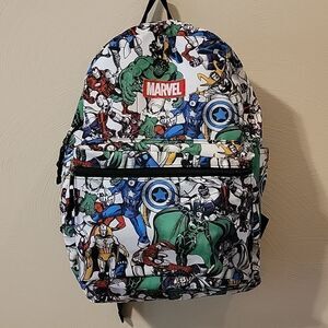 MARVEL COMICS AVENGERS 16" BACKPACK ALL-OVER PRINT